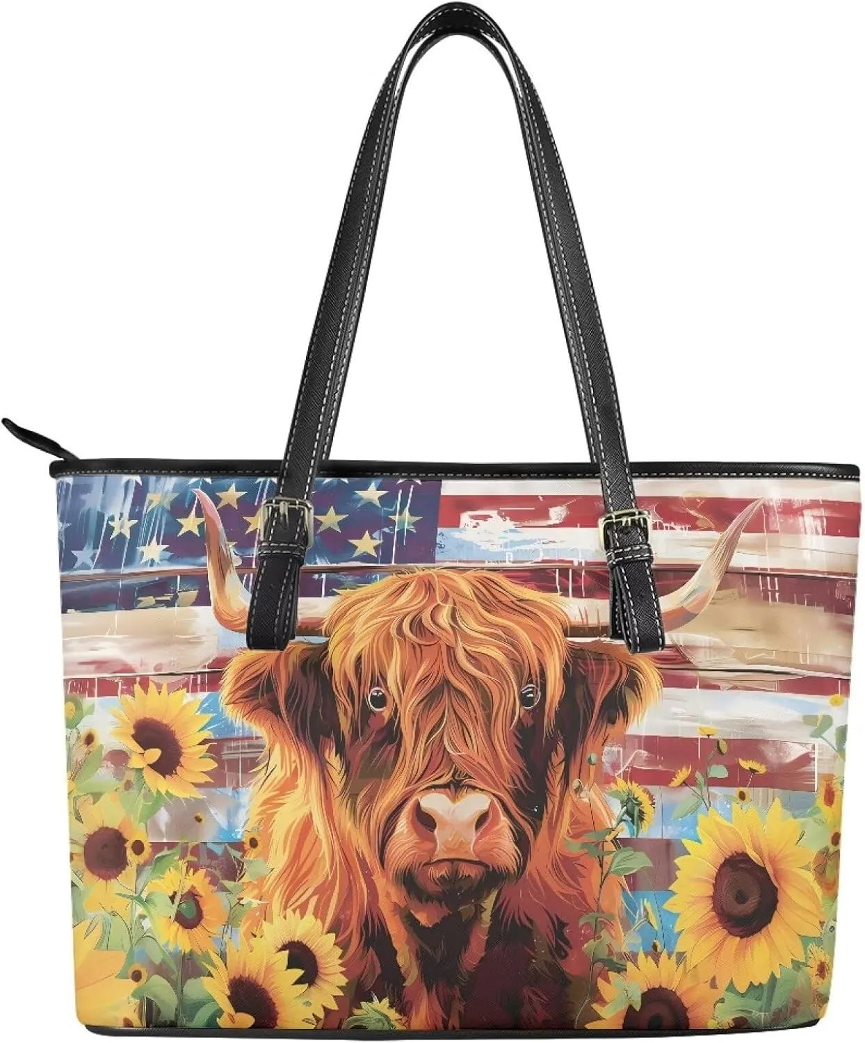 HUGS IDEA Tote Purse for Women Leather Handbag Travel Purses and Handbags Large Shoulder Bag for Work