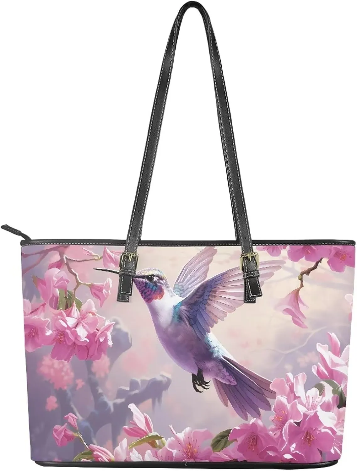 HUGS IDEA Tote Purse for Women Leather Handbag Travel Purses and Handbags Large Shoulder Bag for Work