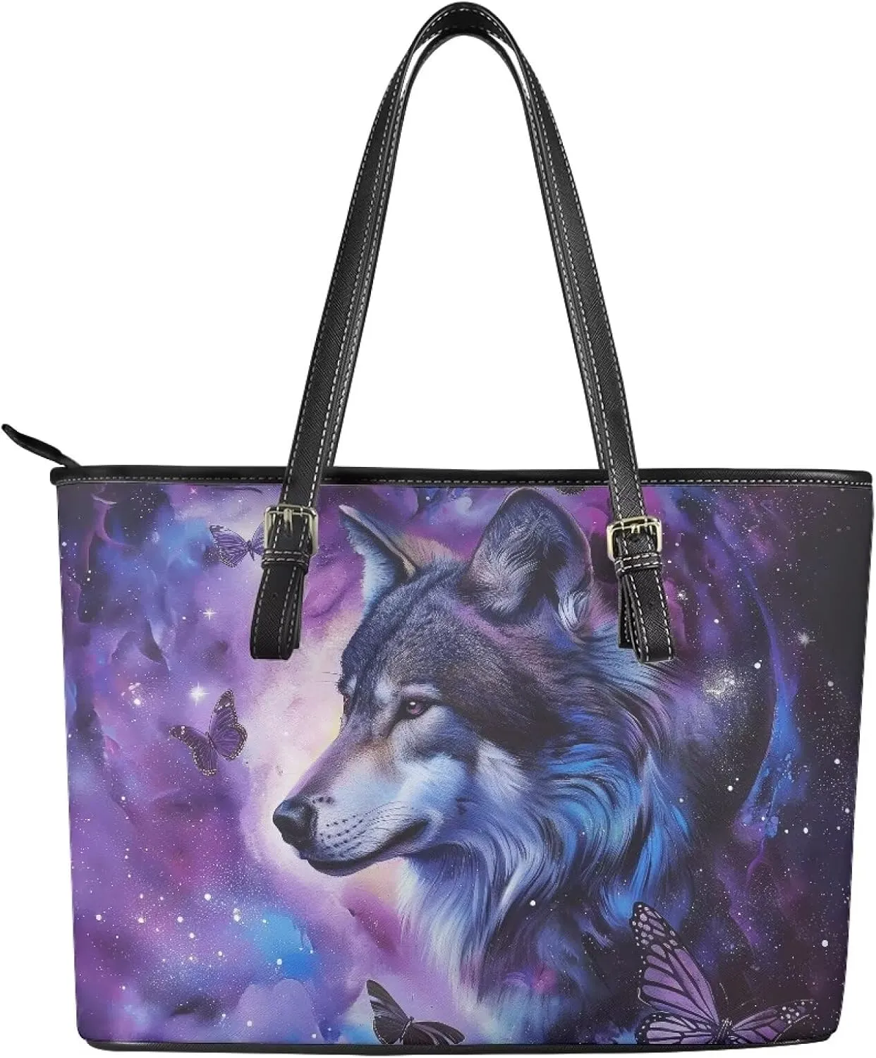 HUGS IDEA Tote Purse for Women Leather Handbag Travel Purses and Handbags Large Shoulder Bag for Work