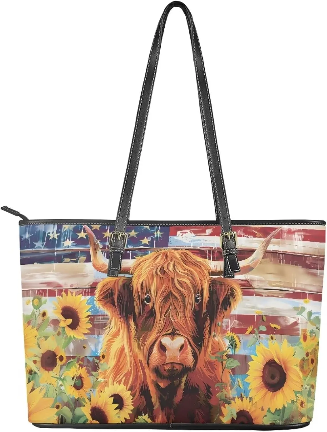 HUGS IDEA Tote Purse for Women Leather Handbag Travel Purses and Handbags Large Shoulder Bag for Work
