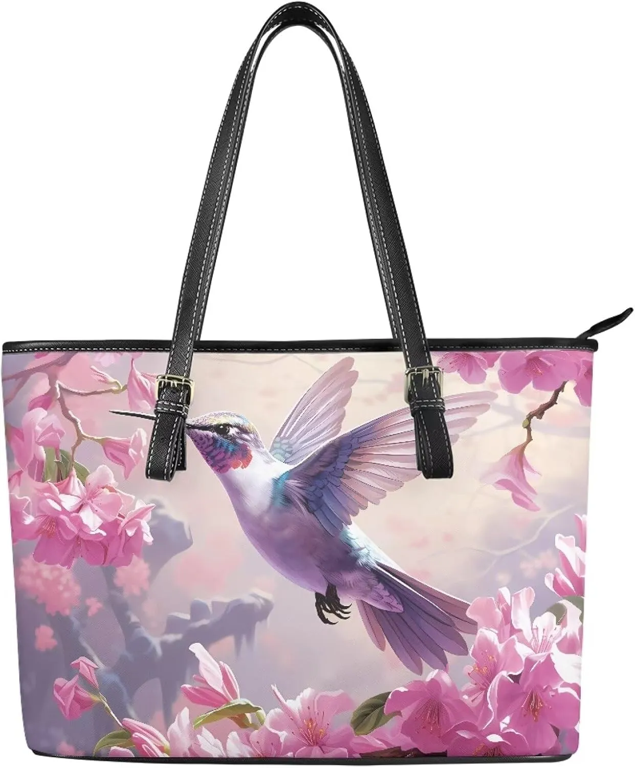 HUGS IDEA Tote Purse for Women Leather Handbag Travel Purses and Handbags Large Shoulder Bag for Work