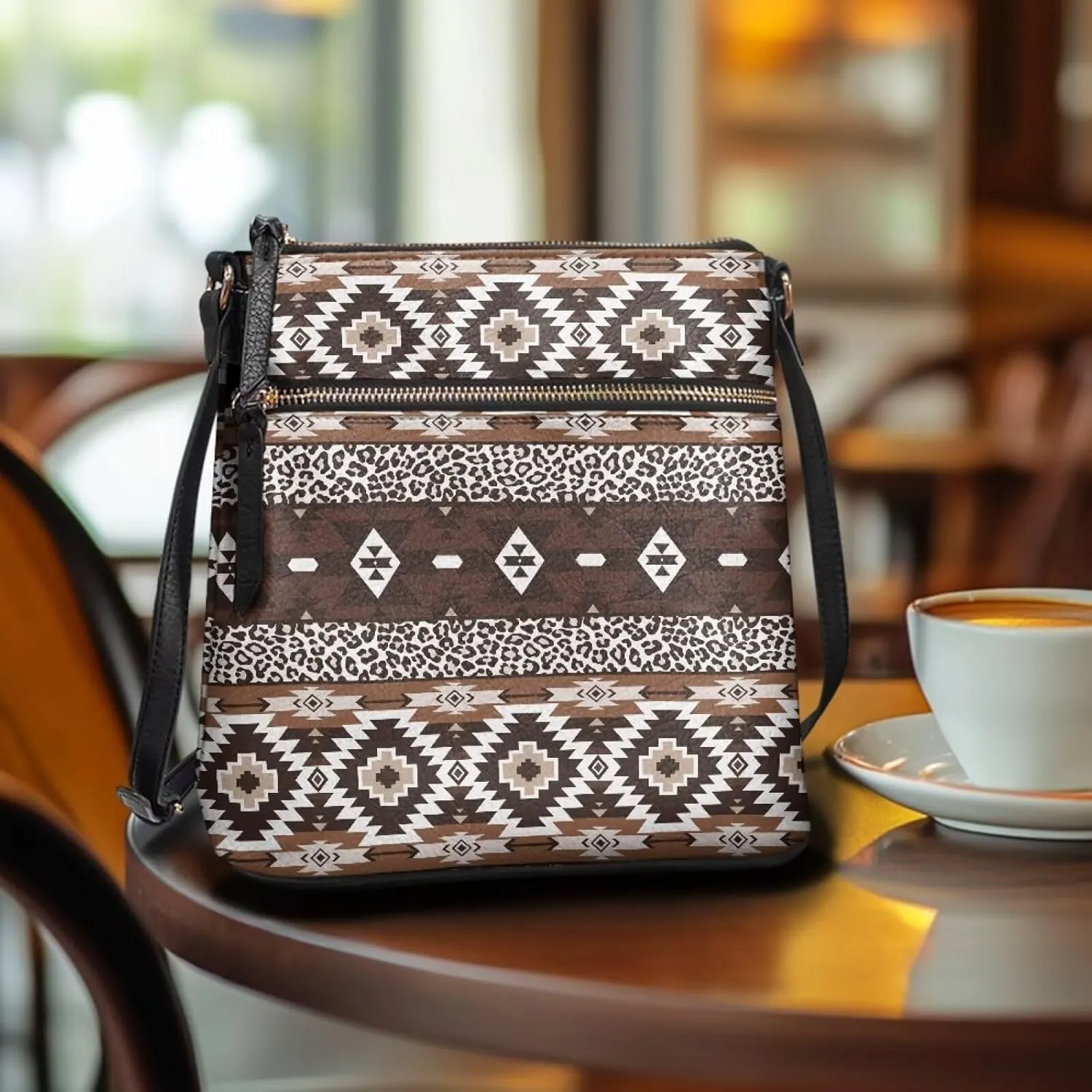 HUGS IDEA Women Crossbody Bag Fashion Shoulder Handbag Purse Large Capacity Tote Hobo Bag