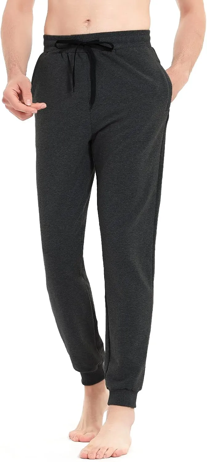 Idtswch 30/32/34/36/38/40 Long Inseam Mens Tall Sweatpants Extra Long Joggers Pant with Zip Pockets