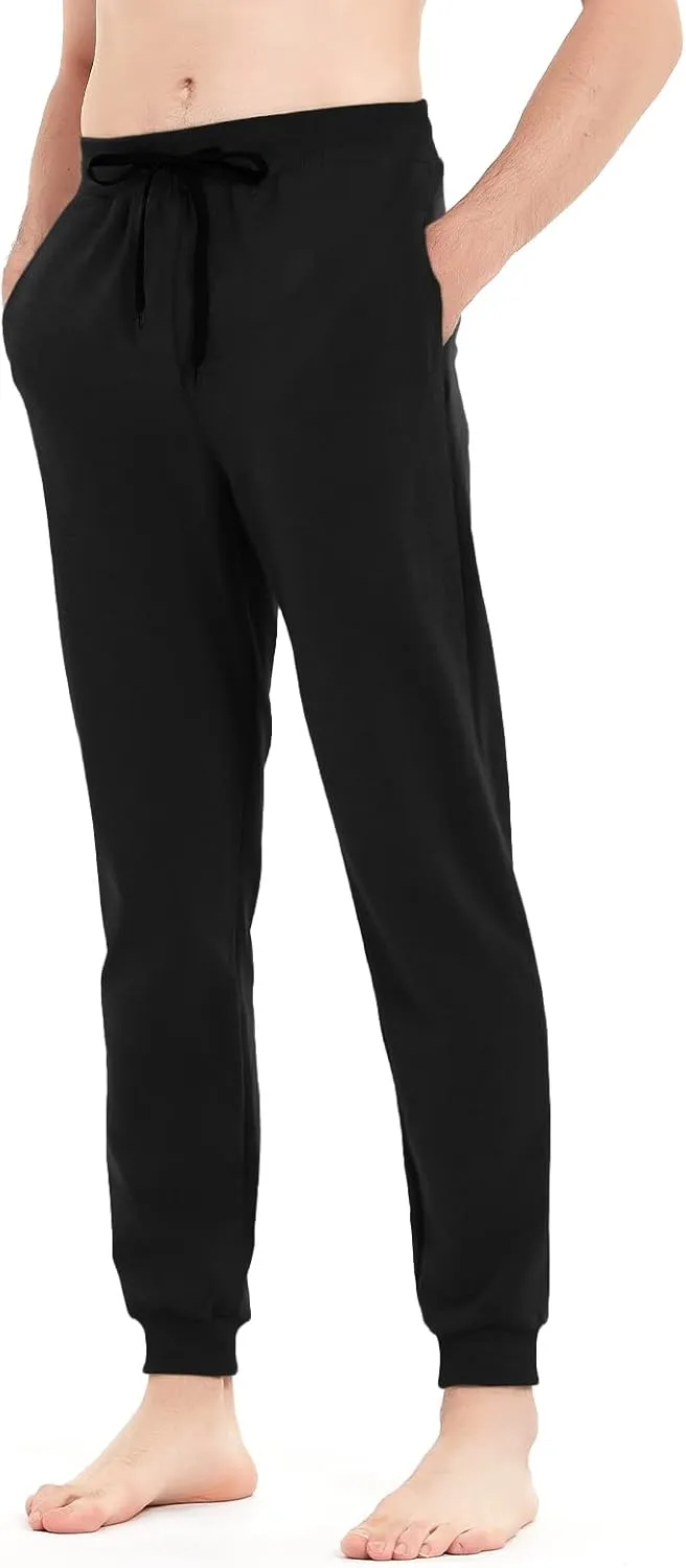 Idtswch 30/32/34/36/38/40 Long Inseam Mens Tall Sweatpants Extra Long Joggers Pant with Zip Pockets