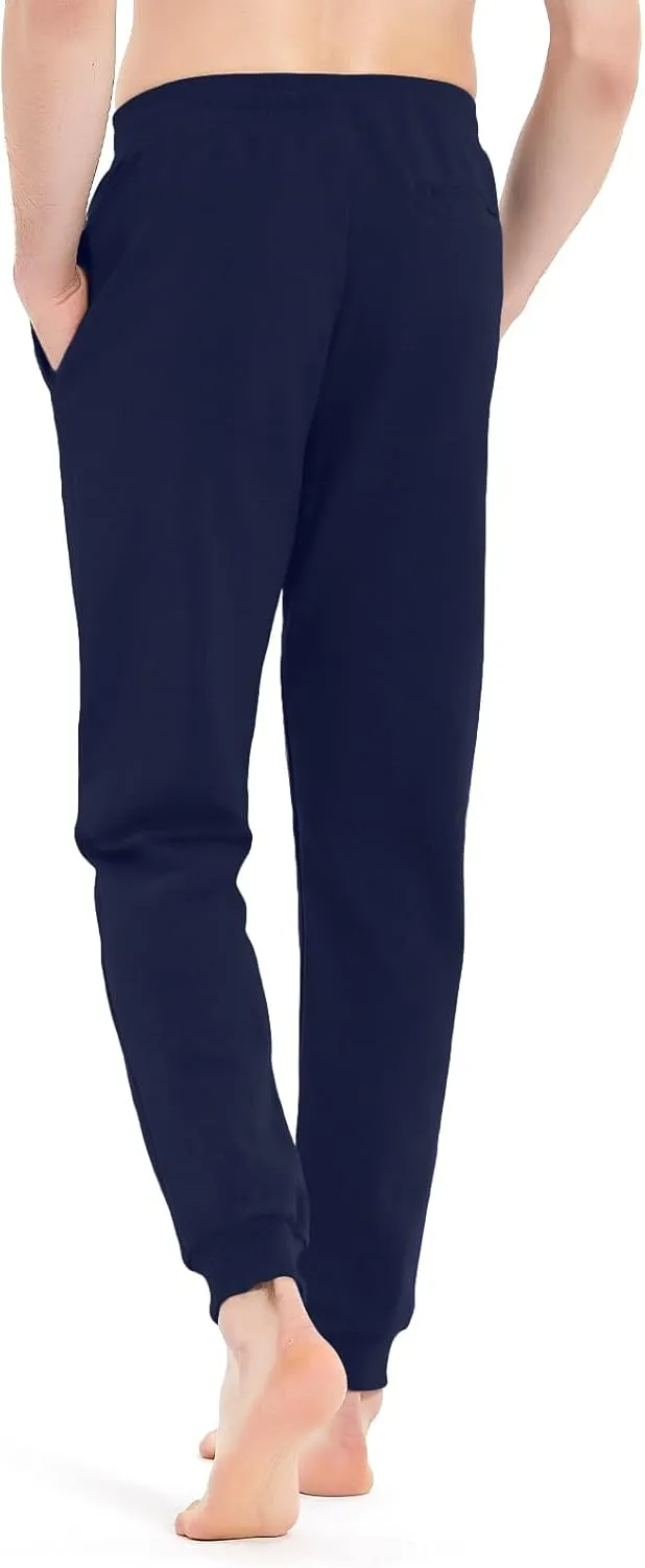 Idtswch 30/32/34/36/38/40 Long Inseam Mens Tall Sweatpants Extra Long Joggers Pant with Zip Pockets