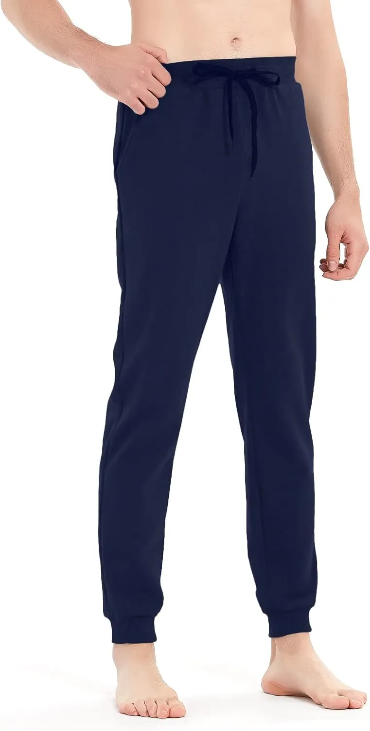 Idtswch 30/32/34/36/38/40 Long Inseam Mens Tall Sweatpants Extra Long Joggers Pant with Zip Pockets