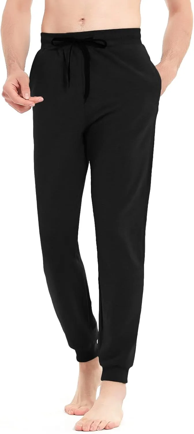 Idtswch 30/32/34/36/38/40 Long Inseam Mens Tall Sweatpants Extra Long Joggers Pant with Zip Pockets