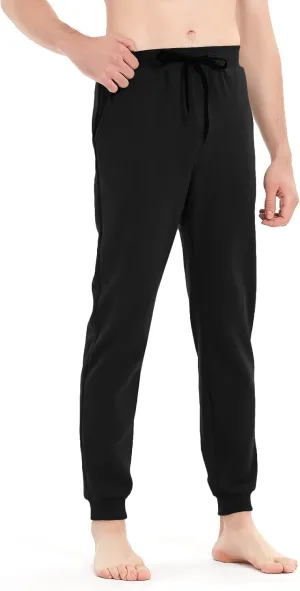 Idtswch 30/32/34/36/38/40 Long Inseam Mens Tall Sweatpants Extra Long Joggers Pant with Zip Pockets