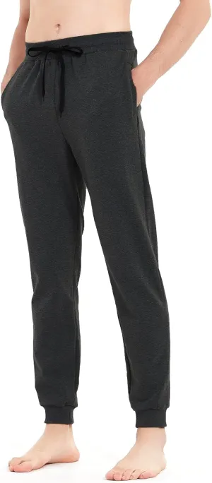 Idtswch 30/32/34/36/38/40 Long Inseam Mens Tall Sweatpants Extra Long Joggers Pant with Zip Pockets