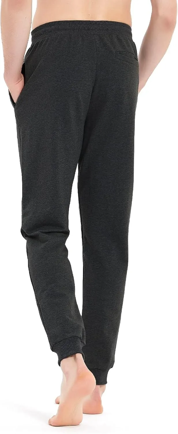 Idtswch 30/32/34/36/38/40 Long Inseam Mens Tall Sweatpants Extra Long Joggers Pant with Zip Pockets