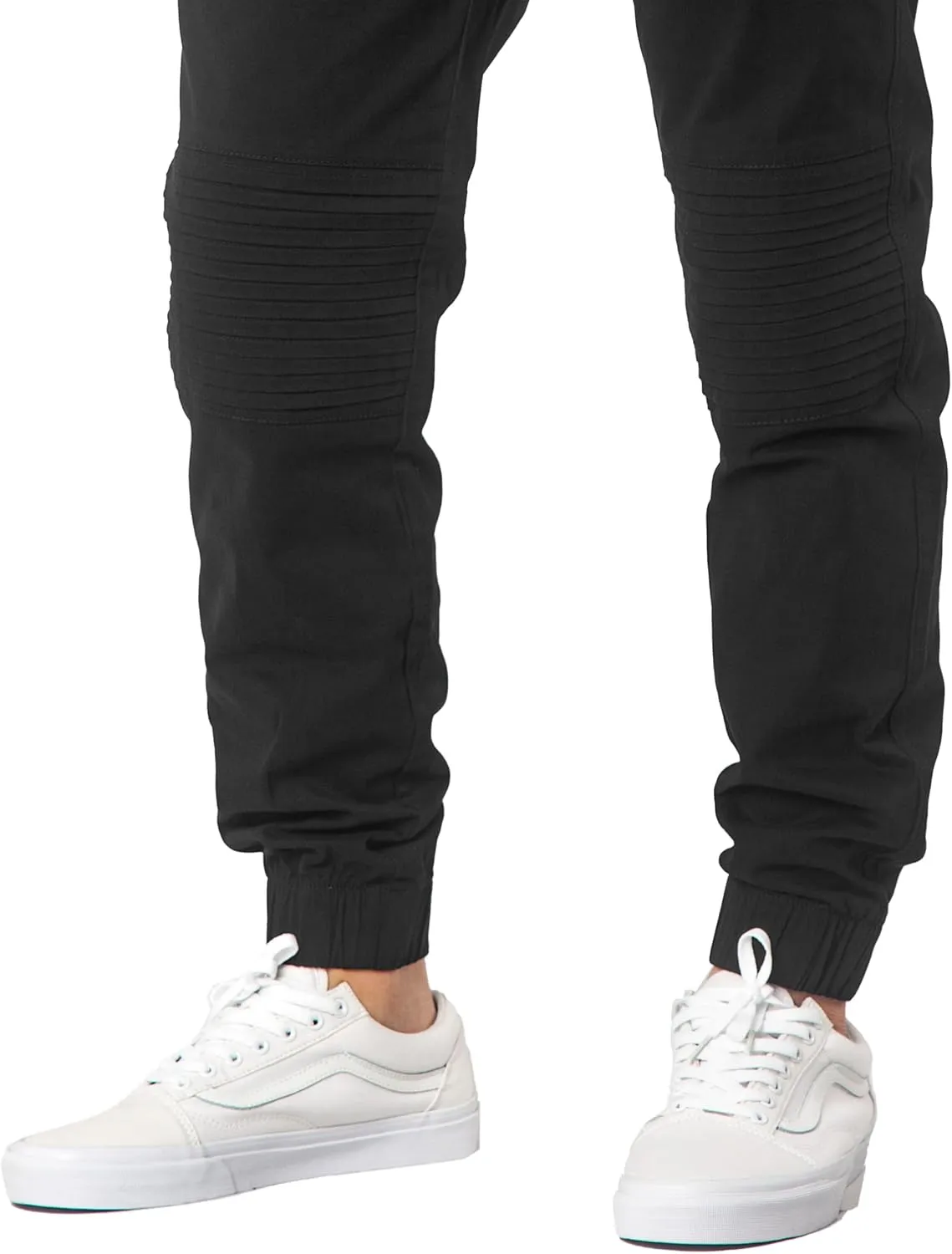 ITALYMORN Khaki Chino Joggers for Men Cotton Twill Casual Pants with Pockets