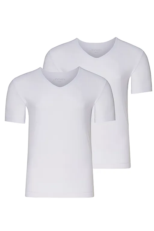 Jockey® 24/7 Microfiber Air V-Neck Shirt 2-Pack