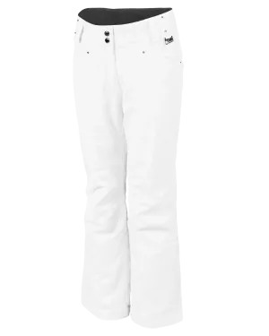 Karbon Pearl II Short Diamond Tech Women's Snow Pants - Arctic White