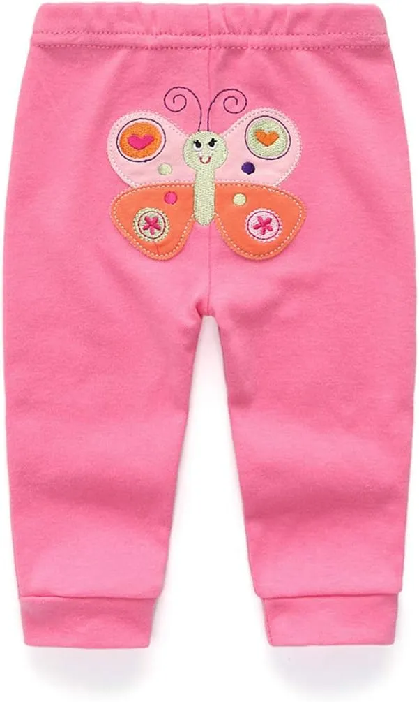 Kiddiezoom Baby Warmer Pants Lovely Boys Girls Solid Pant Trousers Leggings 0-24Month