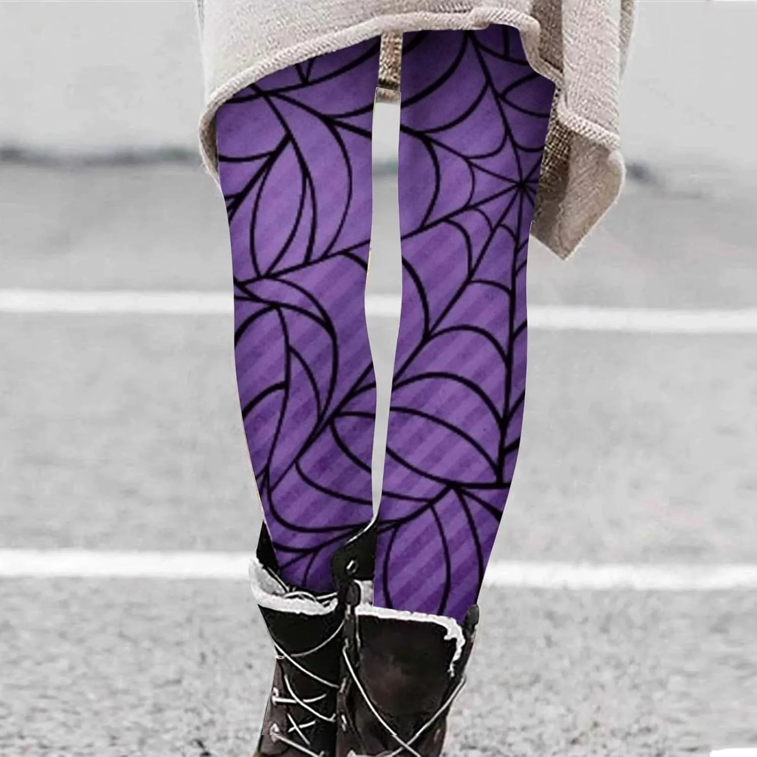 LCMTWX Womens Fleece Lined Hiking Pants Womens Yoga Pants with Pockets Costume Women Fleece Lined Leggings Leggings 4 Pack