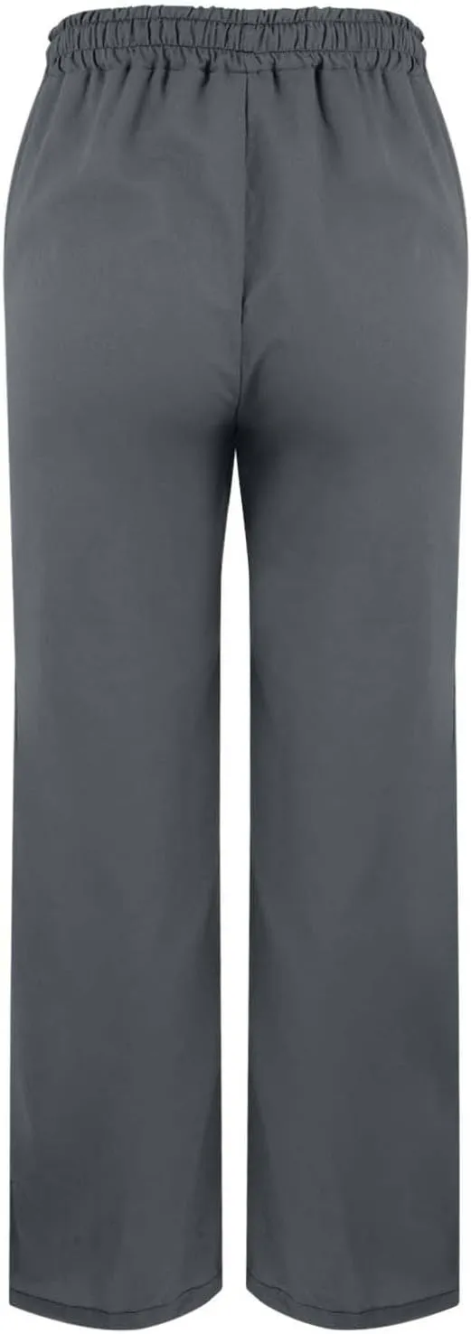 Linen Pants for Women 2025 Summer High Waist Elastic Straight Leg Lounge Pant Casual Loose Lightweight Beach Trousers