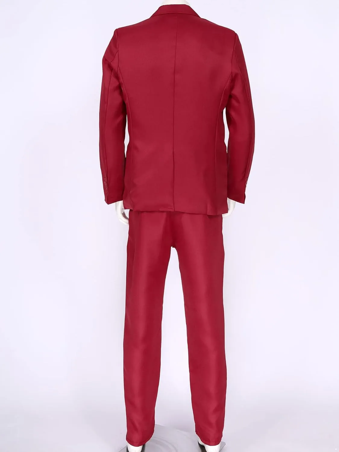 Mens 2 Piece Slim Fit Wedding Tuxedo Suit One Button Notch Lapel Blazer Jacket with Pants Set