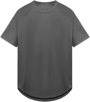 Mens Quick Dry Short Sleeve T Shirt Crew Neck Running Fitness Training Exercise Moisture Wicking Top