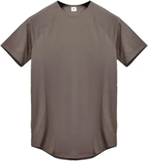 Mens Slim Fit Solid Color T Shirt Quick Dry Breathable Short Sleeve Gym Fitness Bodybuilding Workout Top
