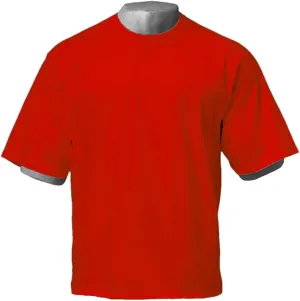 Mens Solid Color Oversized Gym T Shirt Loose Fit Cotton Short Sleeve Running Fitness Hip Hop Bodybuilding Muscle Top