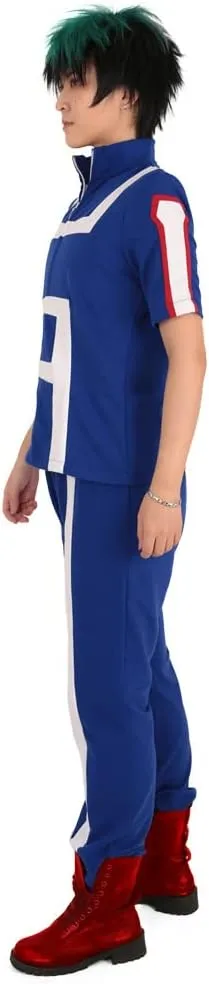 miccostumes Unisex High School Gym Uniform Training Suit Cosplay Sportswear Outfit