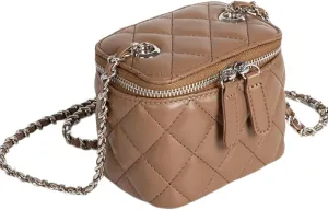 Mini Denim Crossbody Bags for Women Small Vintage Square Box Purse Boho Cross Body Handbags with Chain and Zipper