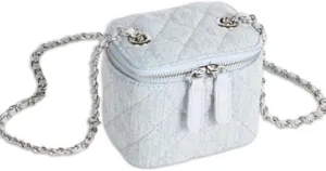 Mini Denim Crossbody Bags for Women Small Vintage Square Box Purse Boho Cross Body Handbags with Chain and Zipper