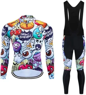 MOXILYN Men's Quick-Dry Cycling Jersey Set Road Bike Bicycle Shirt   Bib Pants with 9D Gel Padded MTB Riding Clothing kit