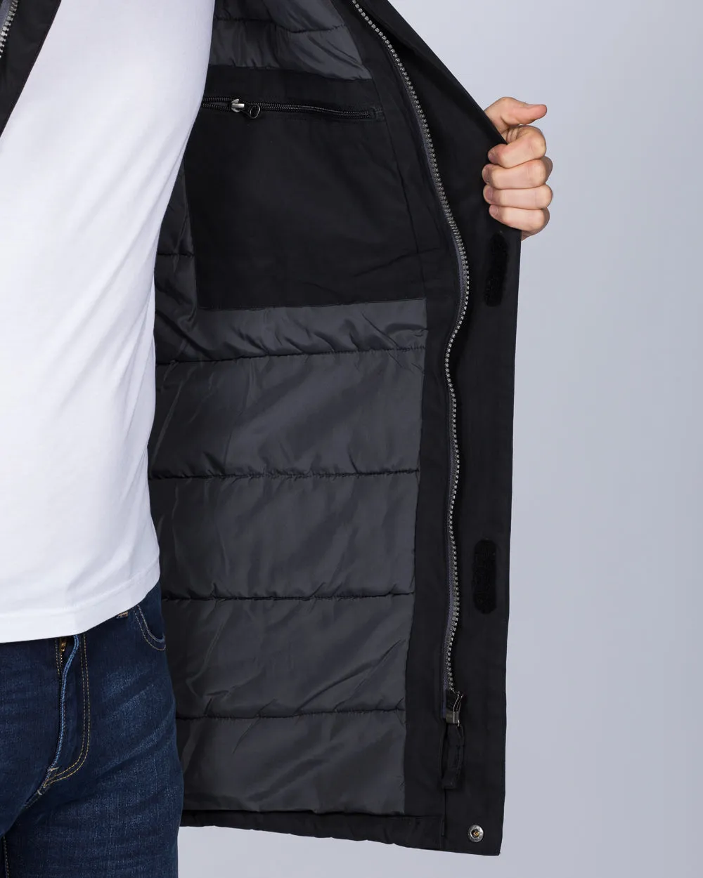 North 56 Tall Parka (black)