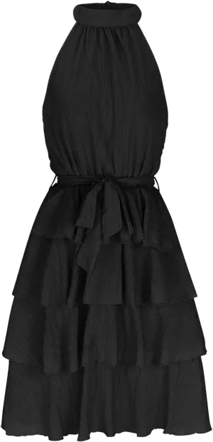 Off Shouder Sleeveless Dress for Women Sexy Short Mini Dress Ruffle Hem Dress Beach Party Club Cocktail Dress