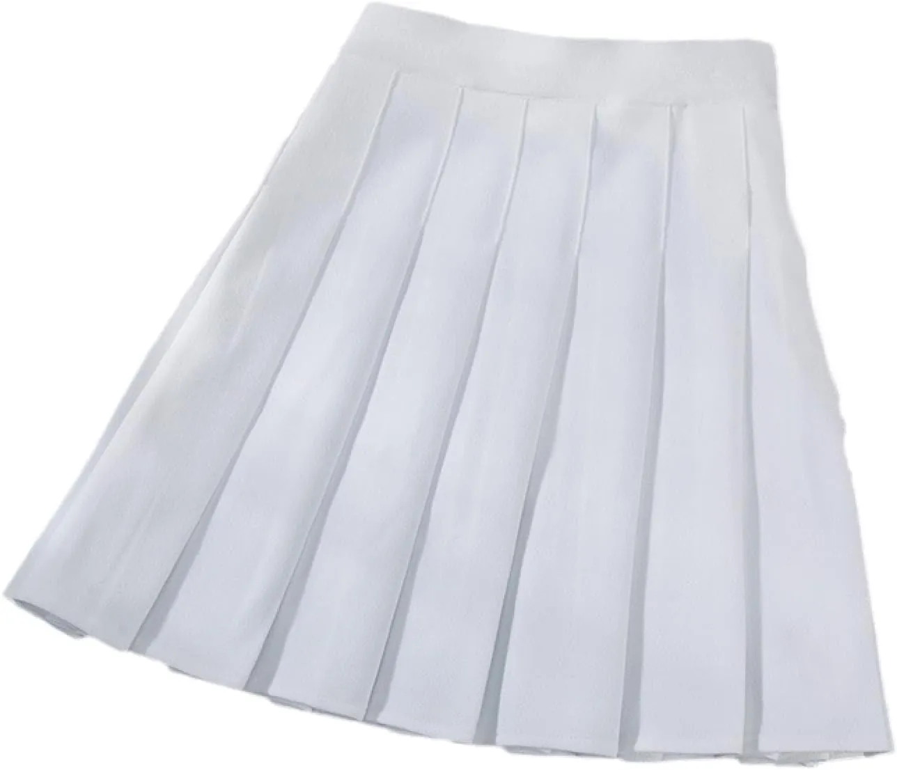 OFFSUM Womens Short Skirts - Solid Color School Girl Uniform Pleated Skirt Elastic Waist Tennis Skirts Women Summer S