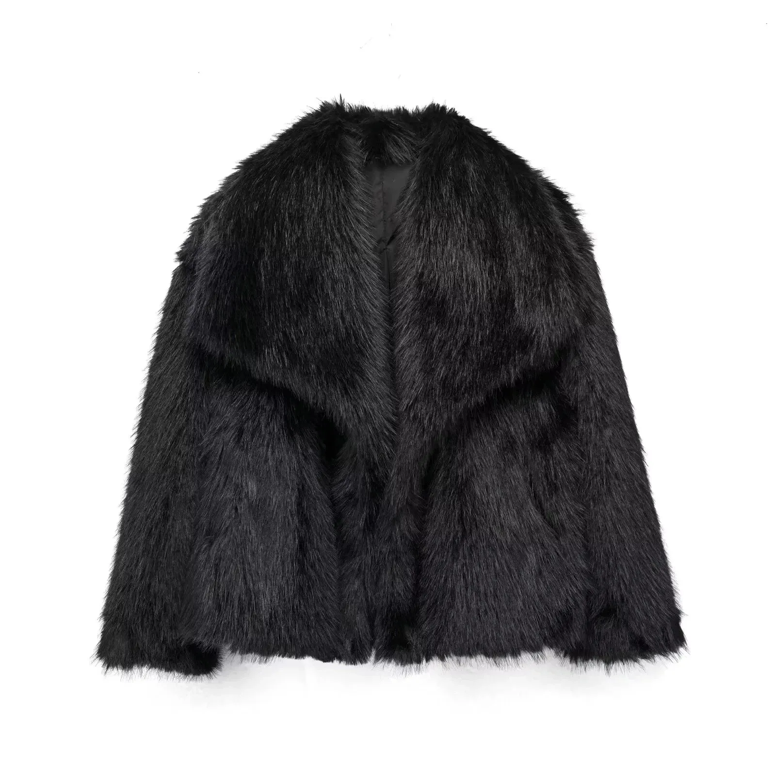 ONKOGENE Metall Farbe Pailletten Gewebte Jacke Für Frauen Lose Stehkragen Langarm Mantel 2023 Herbst Winter Chic Weibliche Oberbekleidung