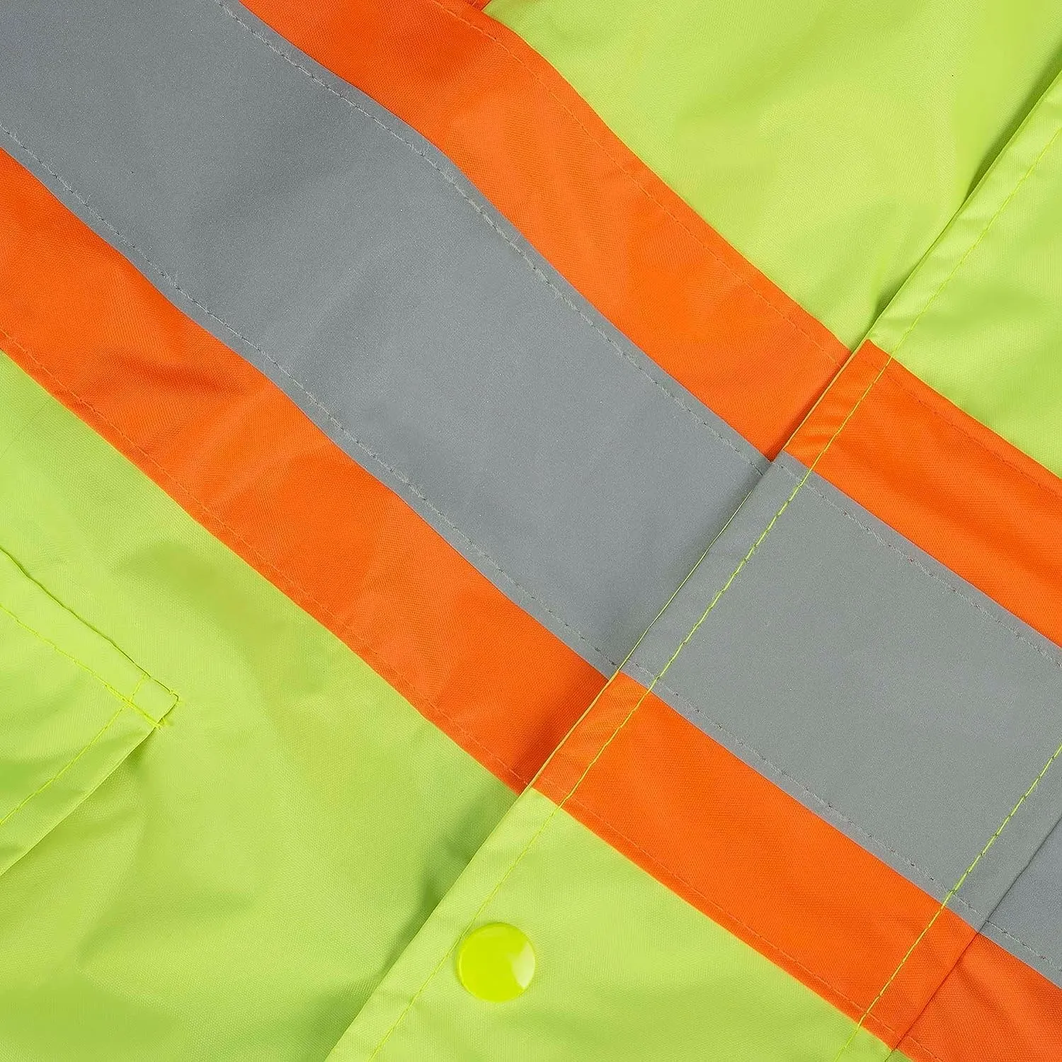 Pioneer Hi Vis Lightweight Waterproof Safety Rain Suit - Reflective Work Rain Gear for Men and Women