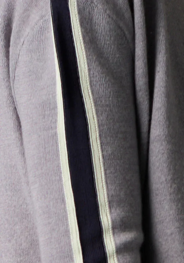 POL - Bennet Tee Knit - Silver/Ink/Mist