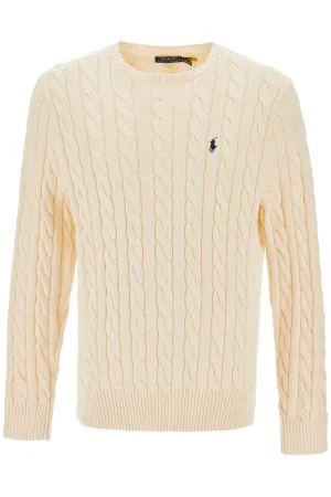 POLO RALPH LAUREN cotton cable knit pullover sweater