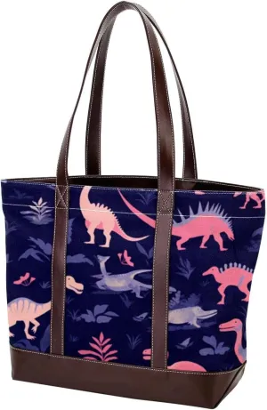 Purses for Women,Tote Bag for Women,Handbags for Women,Vintage Dinosaur Silhouette