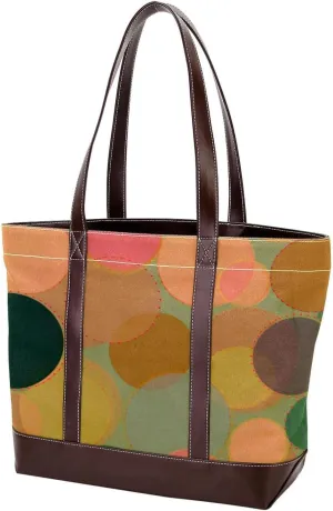 Purses for Women,Tote Bag for Women,Handbags for Women,Vintage Dot Bubbles