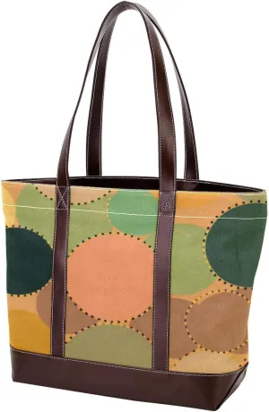Purses for Women,Tote Bag for Women,Handbags for Women,Vintage Dot Bubbles