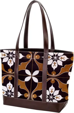 Purses for Women,Tote Bag for Women,Handbags for Women,Vintage Gothic Texture Flower