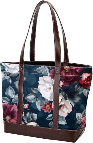 Purses for Women,Tote Bag for Women,Handbags for Women,Vintage Peony Flower