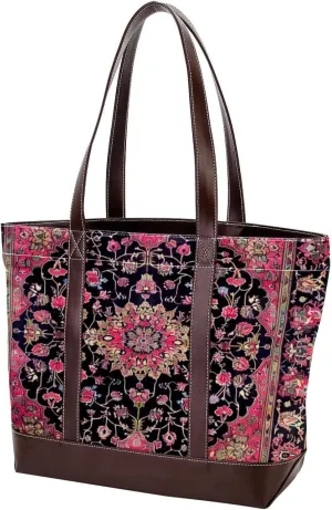 Purses for Women,Tote Bag for Women,Handbags for Women,Vintage Red Rug Pattern