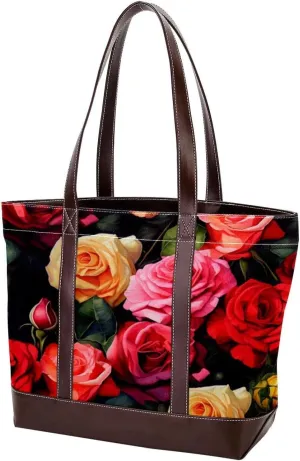 Purses for Women,Tote Bag for Women,Handbags for Women,Vintage Roses
