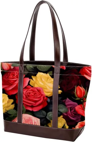 Purses for Women,Tote Bag for Women,Handbags for Women,Vintage Roses