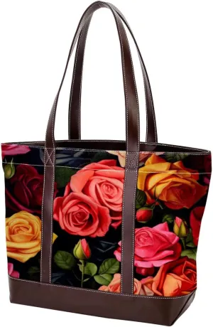 Purses for Women,Tote Bag for Women,Handbags for Women,Vintage Roses
