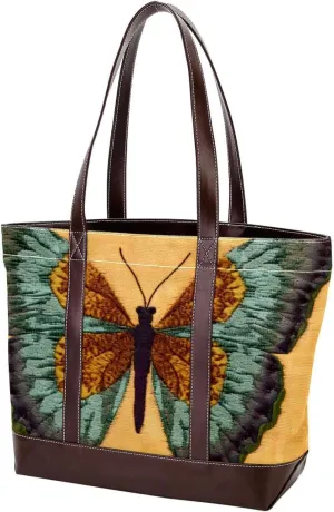 Purses for Women,Tote Bag for Women,Handbags for Women,Vintage Texture Butterfly