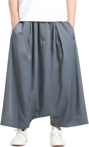 Seidarise Men's Harem Pant Wide Leg Pants Japanese Hip Hop Sweatpants Harem Pants Sports