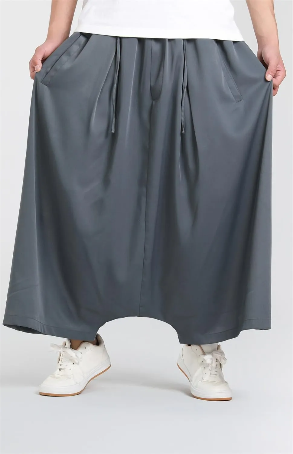 Seidarise Men's Harem Pant Wide Leg Pants Japanese Hip Hop Sweatpants Harem Pants Sports