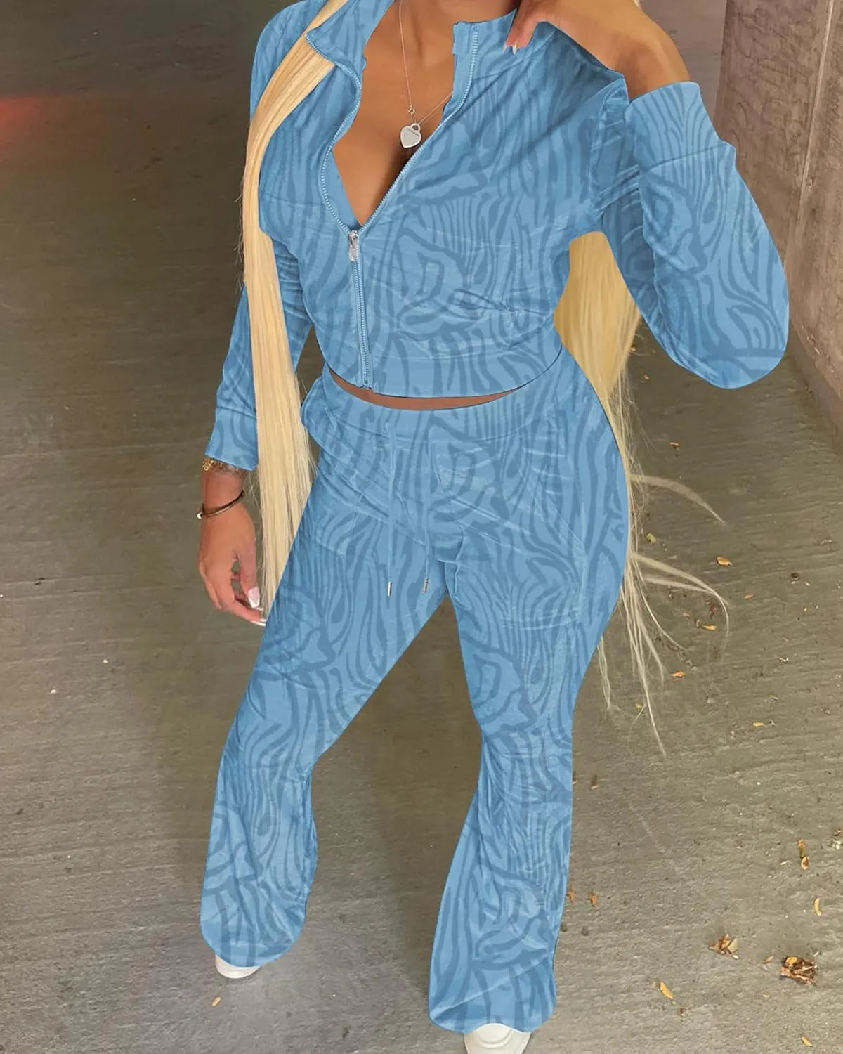SMSN Women Sweatsuits Set Velvet 2 Piece Tracksuit Outfits Velour Jogging Long Sleeve Sweat Hoodie and Sweatpants Set