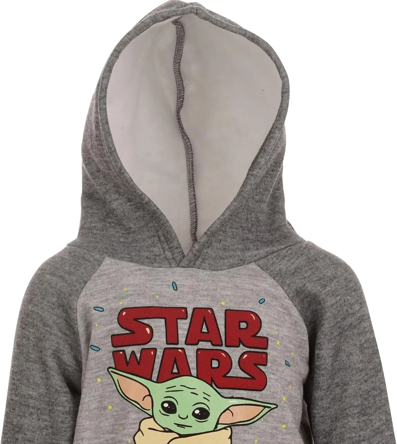STAR WARS The Mandalorian Fleece Pullover Hoodie and Pants Outfit Set Infant to Big Kid Sizes (12 Months - 18-20)