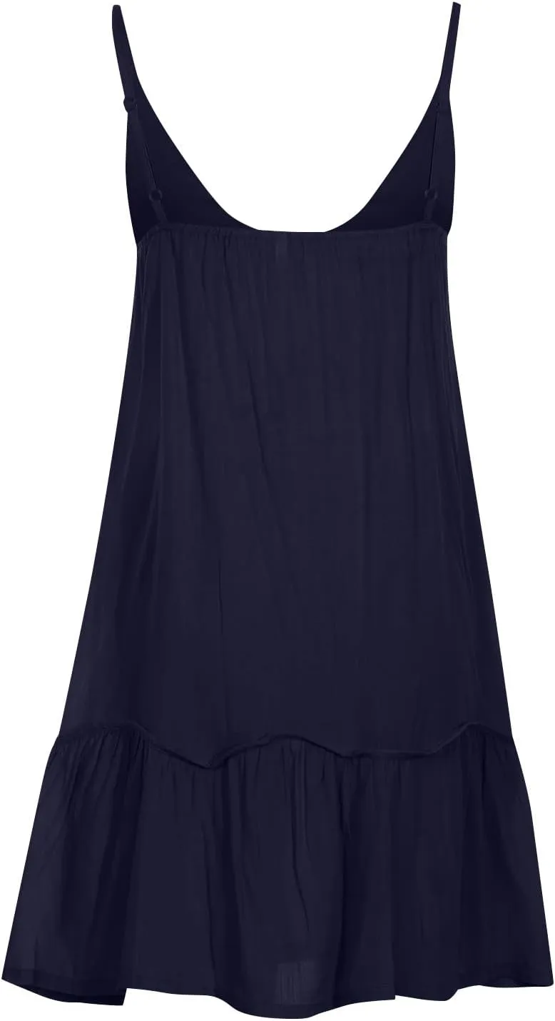 Summer Dresses for Women 2024 Casual Plus Size V Neck Solid Color Slip Dress Trendy Summer Vacation Flowy Dress